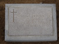 Struma Military Cemetery - Bond, Cyril